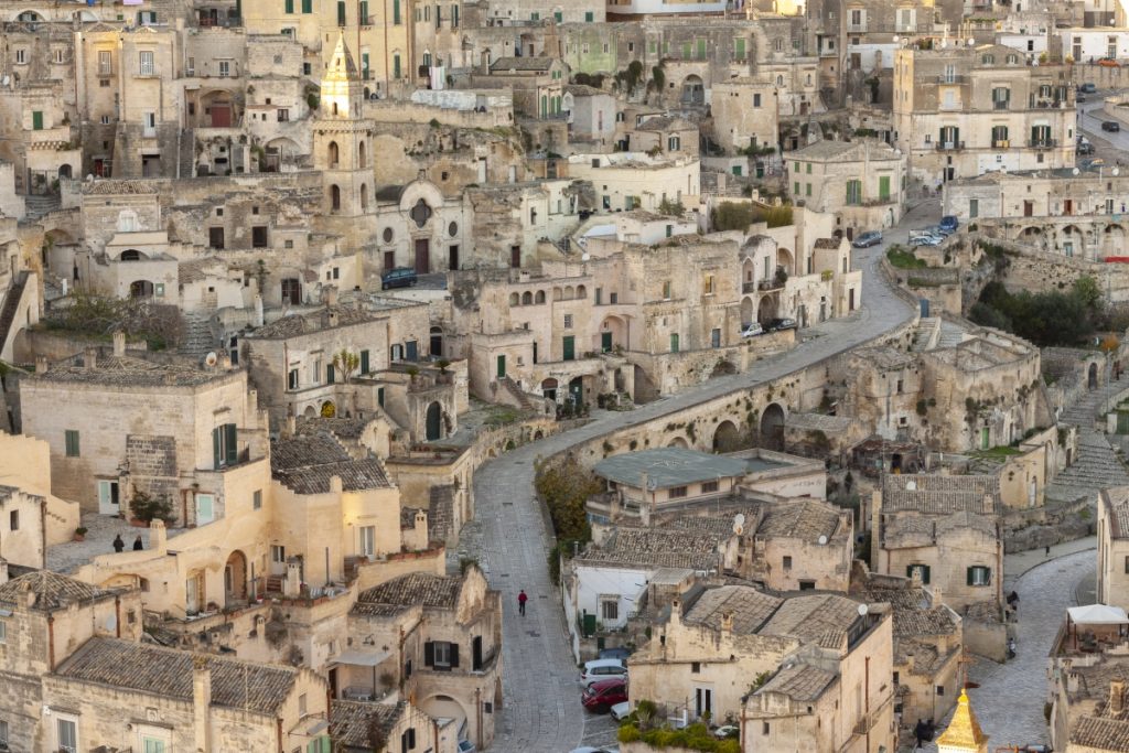 Basilicata Travel Guide: Sassi of Matera, an ancient site known for its cave dwellings.